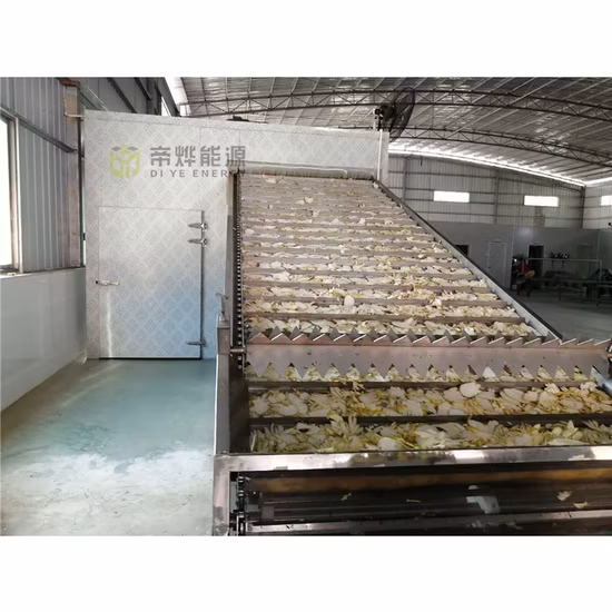 Asciugatrice a nastro con pompa di calore a chip Porang Konjac da 100 t/giorno