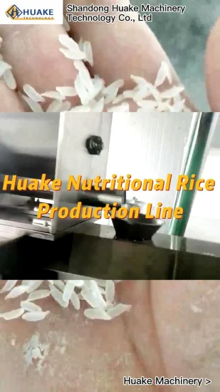 Macchina per la lavorazione del riso Konjac arricchita istantaneamente con nutrizione artificiale automatica